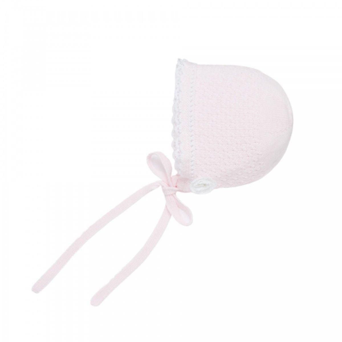 Paz Rodriguez Baby Girls Pale Pink 'Greta' Bonnet Paz Rodriguez Baby Girls Pale Pink 'Greta' Bonnet