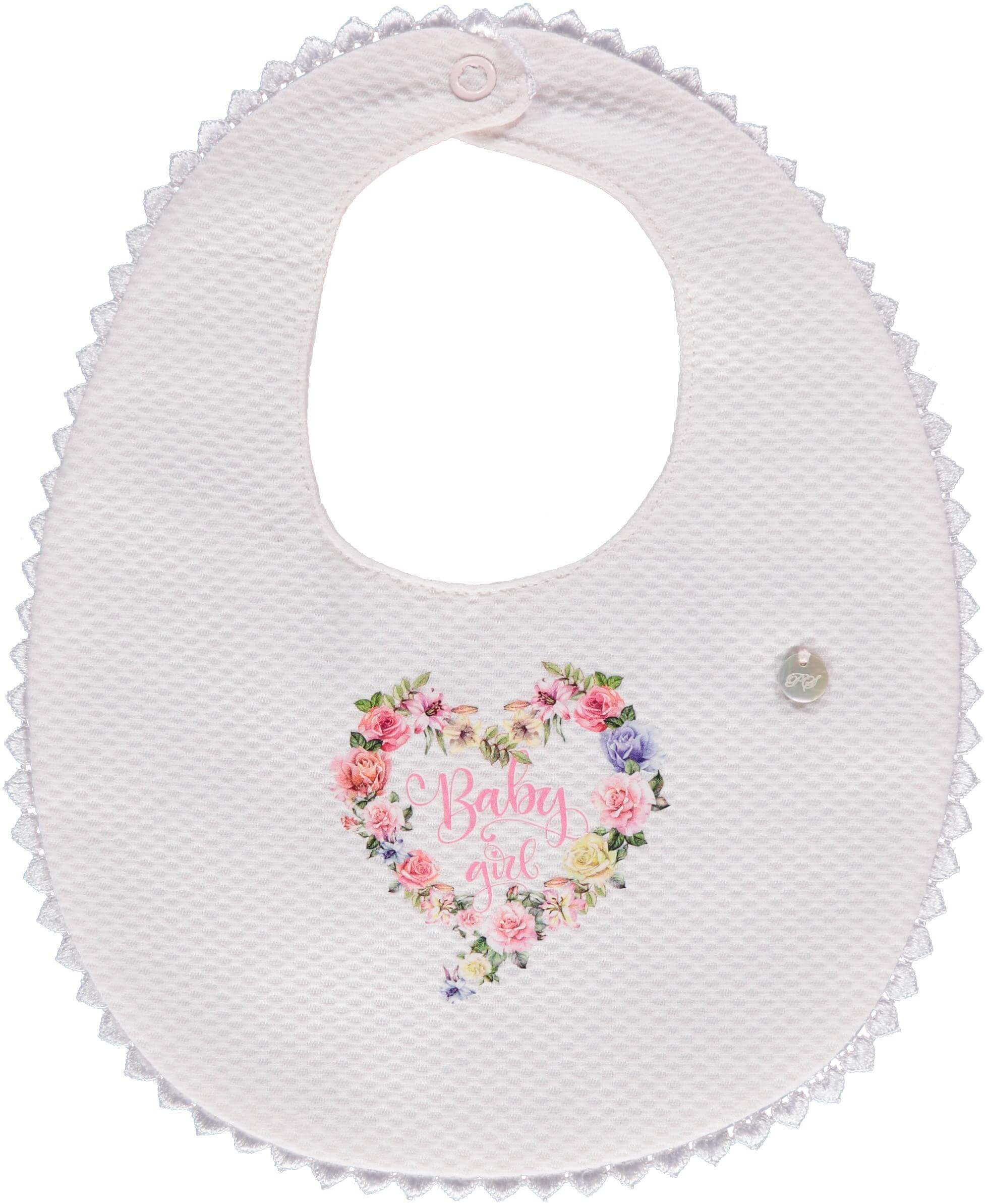 Piccola Speranza Baby Girls Bib Piccola Speranza Baby Girls Bib