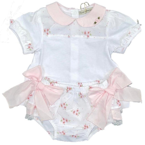 Piccola Speranza Baby Girls Floral Shortie Set Piccola Speranza Baby Girls Floral Shortie Set