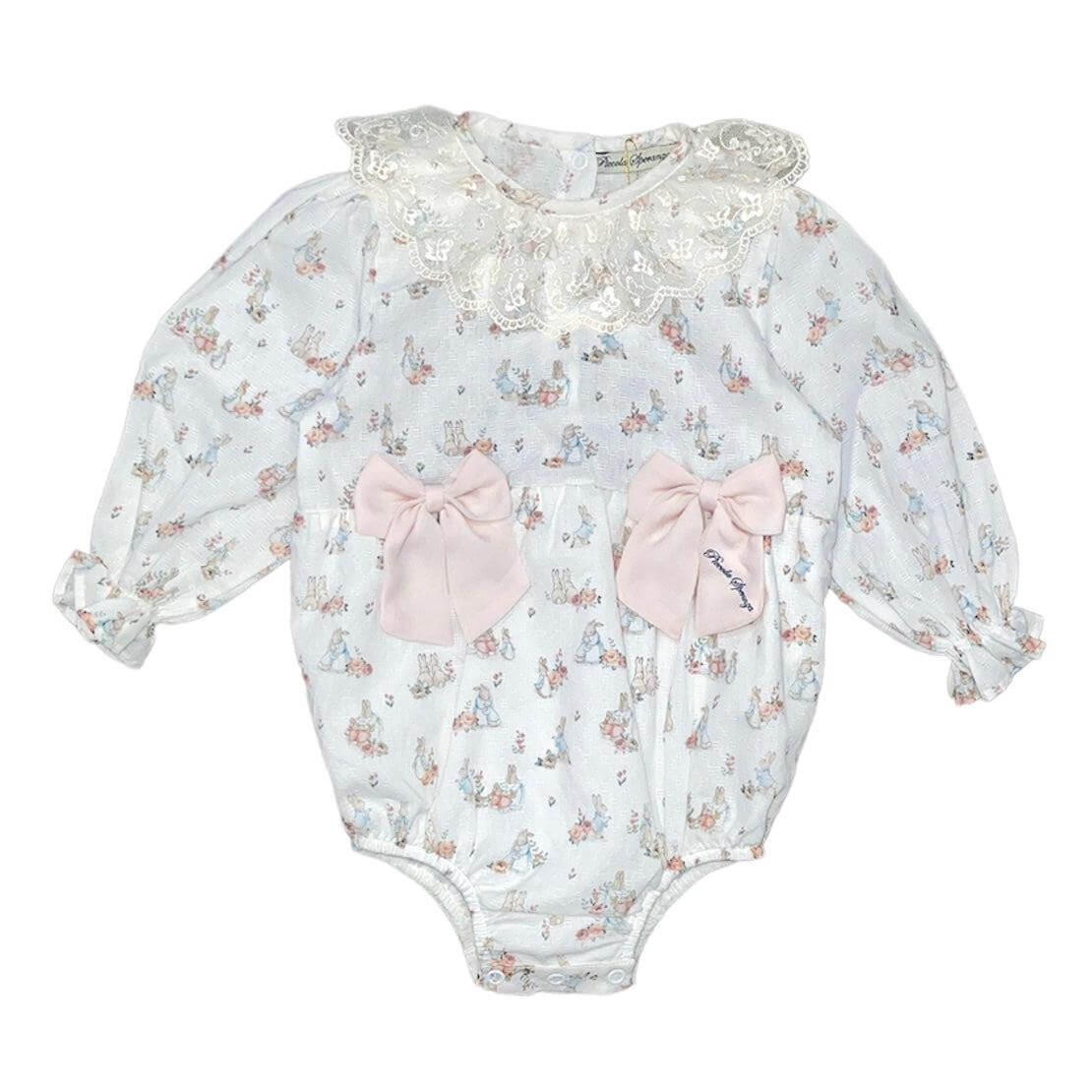 Piccola Speranza Baby Girls Peter Rabbit Romper Piccola Speranza Baby Girls Peter Rabbit Romper