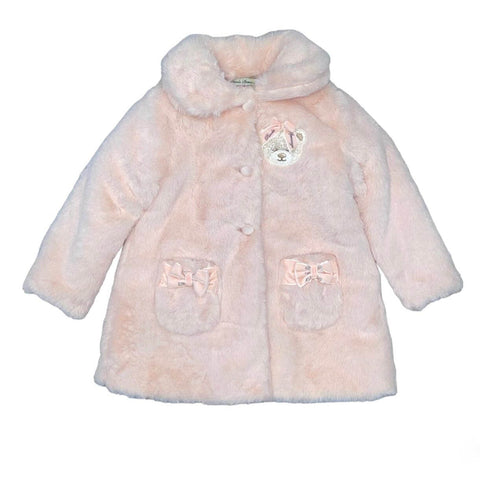 Piccola Speranza Baby Girls Pink Fur Jacket Piccola Speranza Baby Girls Pink Fur Jacket