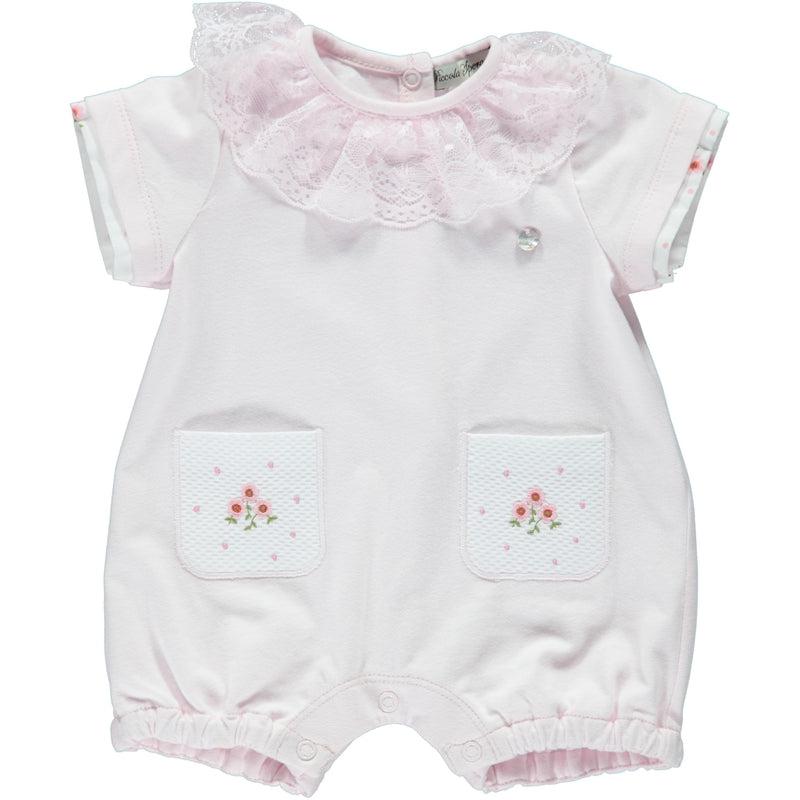 Piccola Speranza Baby Girls Pink Romper Piccola Speranza Baby Girls Pink Romper
