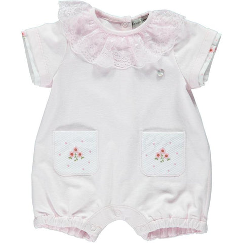 Piccola Speranza Baby Girls Pink Romper Piccola Speranza Baby Girls Pink Romper