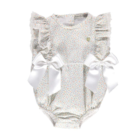 Piccola Speranza Baby Girls Romper with Bows Piccola Speranza Baby Girls Romper with Bows