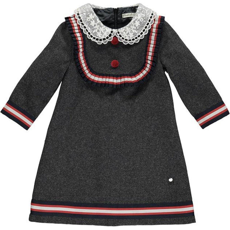Piccola Speranza Girls Grey Dress Piccola Speranza Girls Grey Dress