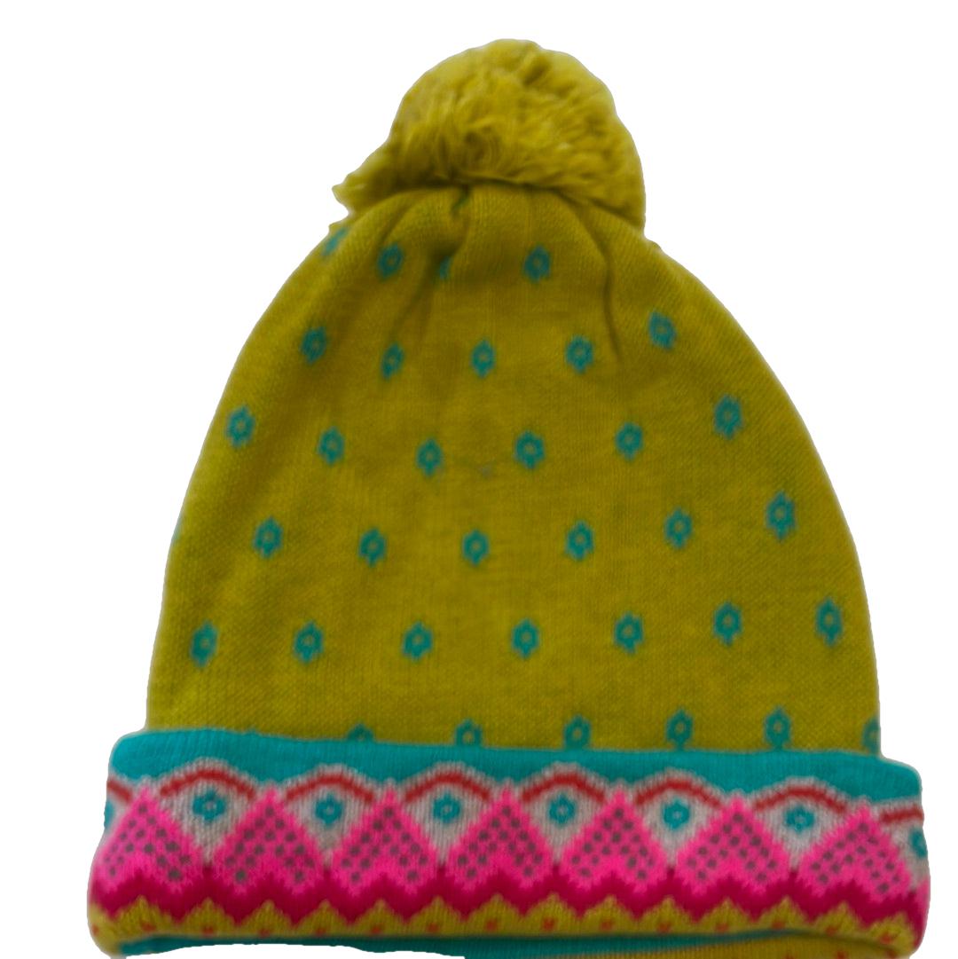 Room Seven Girls Yellow Jacquard Hat Room Seven Girls Yellow Jacquard Hat