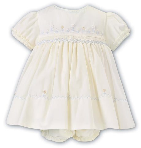 Sarah Louise Baby Girls Lemon Dress & Bloomers Sarah Louise Baby Girls Lemon Dress & Bloomers