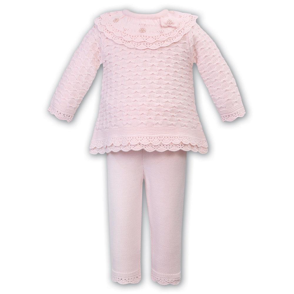 Sarah Louise Girls Pink Pearl Trouser Set Sarah Louise Girls Pink Pearl Trouser Set