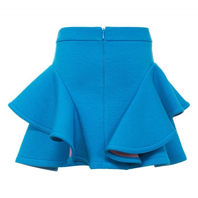 Simonetta Girls Blue Frill Skirt Simonetta Girls Blue Frill Skirt