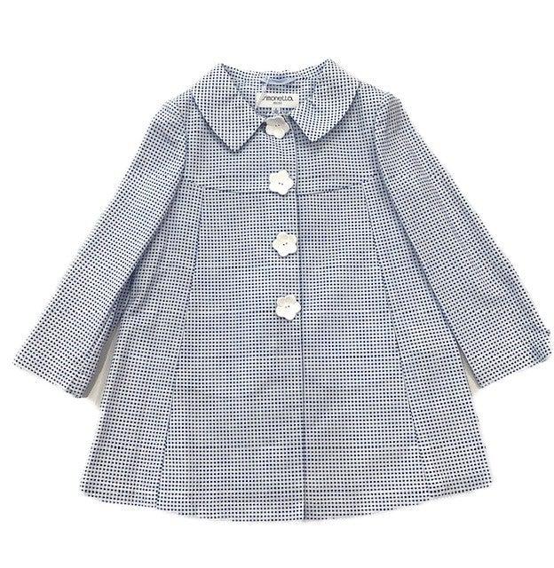 Simonetta Girls Blue Gingham Jacket Simonetta Girls Blue Gingham Jacket