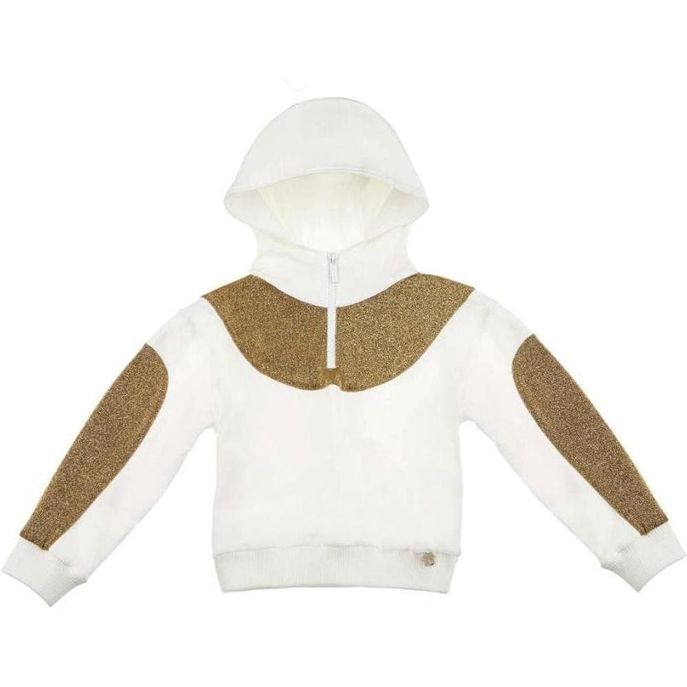 Simonetta Girls Gold Glitter Hoodie & Joggers Simonetta Girls Gold Glitter Hoodie & Joggers