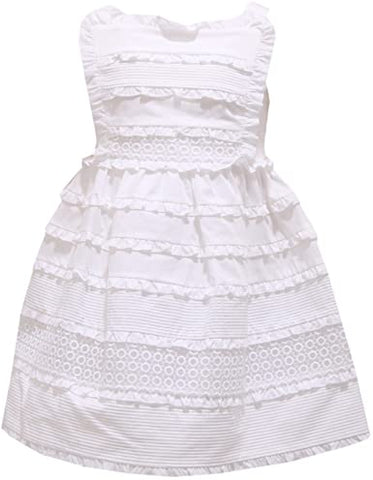 Simonetta Girls Lace Detail Cotton Dress Simonetta Girls Lace Detail Cotton Dress