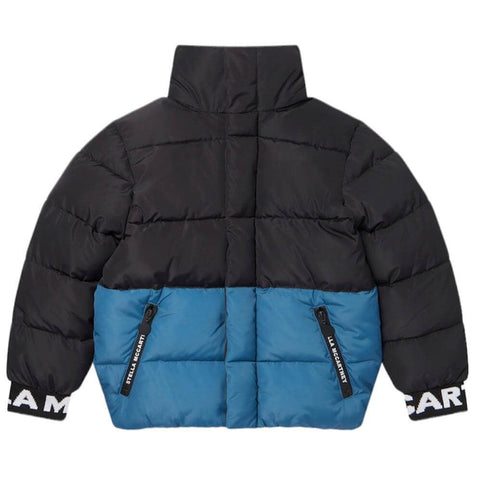 Stella McCartney Kids Boys Black Puffer Coat Stella McCartney Kids Boys Black Puffer Coat