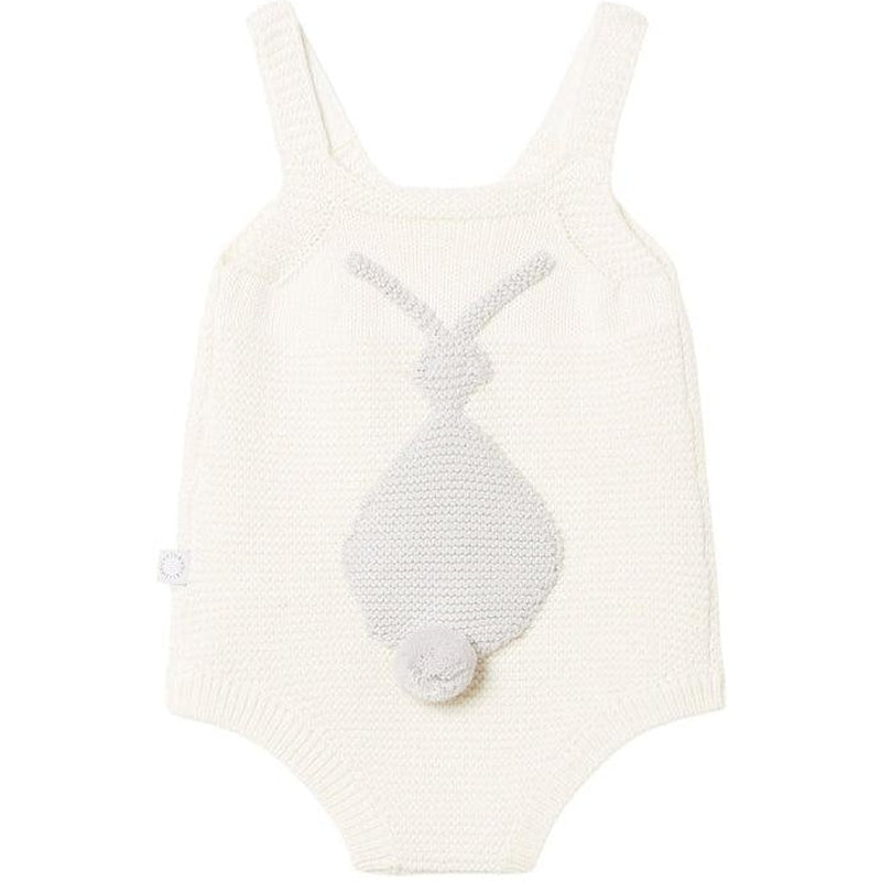 Stella McCartney Kids Unisex Baby Cream Knit Bunny Shortie Stella McCartney Kids Unisex Baby Cream Knit Bunny Shortie