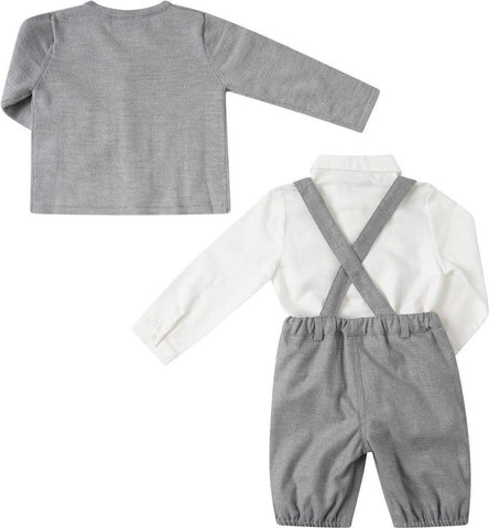 Tartine Et Chocolat Boys Grey 3 Piece Set Tartine Et Chocolat Boys Grey 3 Piece Set