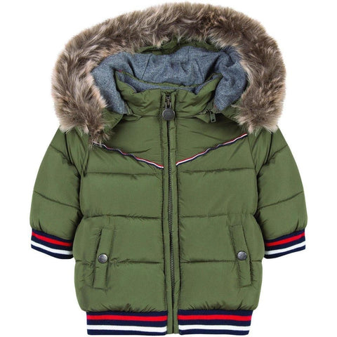 Tartine Et Chocolat Boys Khaki Coat Tartine Et Chocolat Boys Khaki Coat