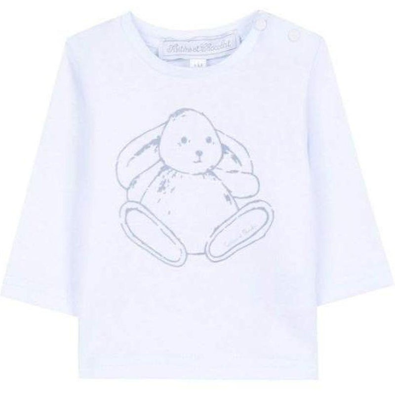 Tartine Et Chocolat Boys Pale Blue T-shirt Tartine Et Chocolat Boys Pale Blue T-shirt