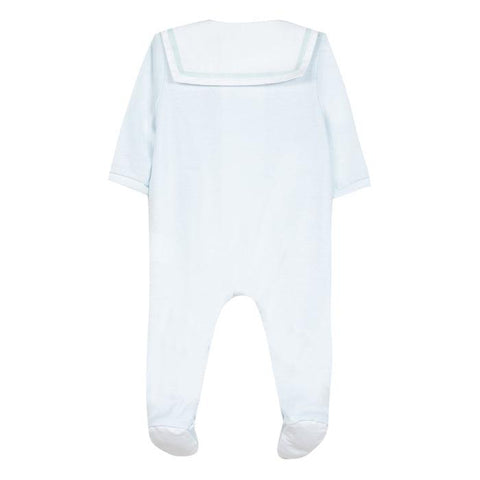 Tartine Et Chocolat Boys Sky Blue Babygrow Tartine Et Chocolat Boys Sky Blue Babygrow