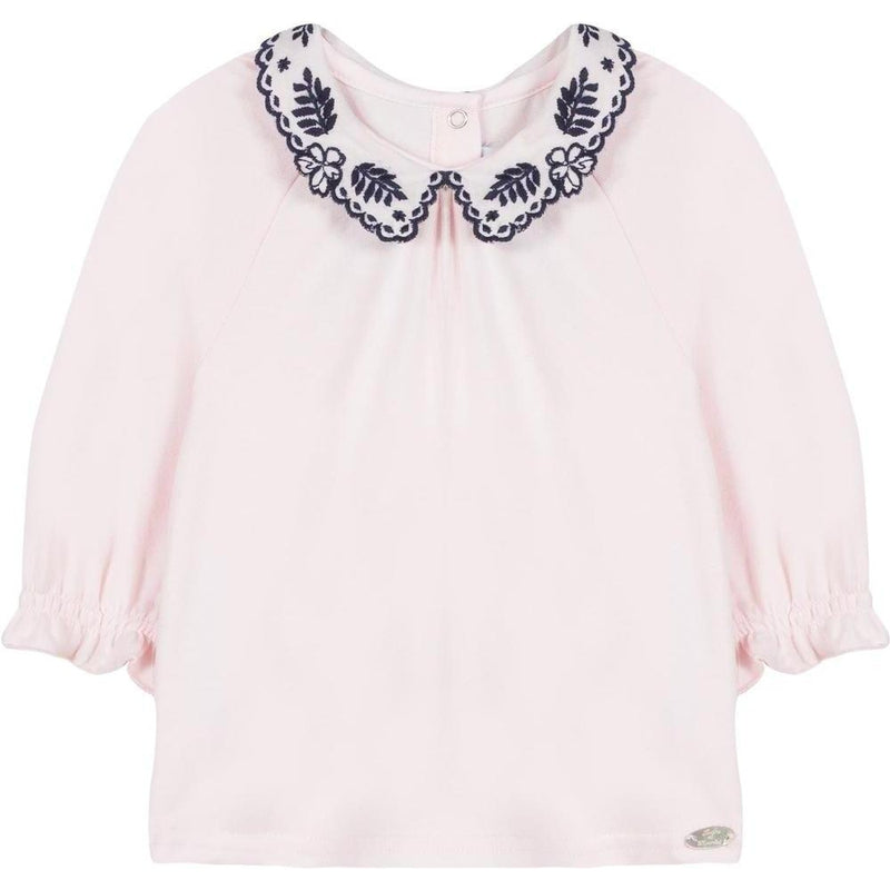 Tartine Et Chocolat Girls Pale Pink T-Shirt Tartine Et Chocolat Girls Pale Pink T-Shirt