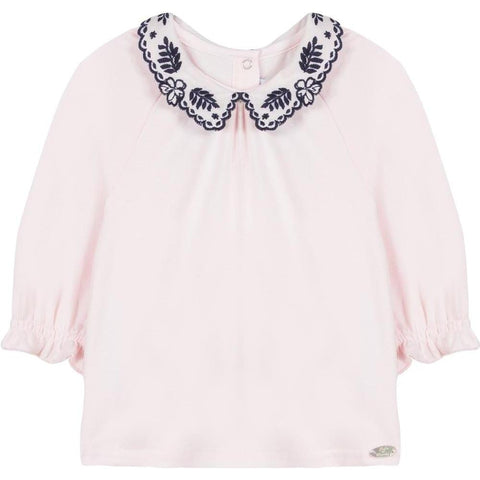 Tartine Et Chocolat Girls Pale Pink T-Shirt Tartine Et Chocolat Girls Pale Pink T-Shirt