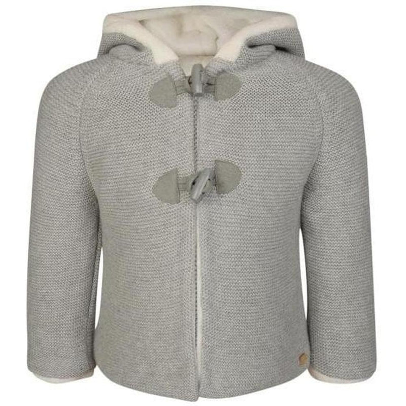 Tartine Et Chocolat Unisex Grey Knitted Jacket Tartine Et Chocolat Unisex Grey Knitted Jacket