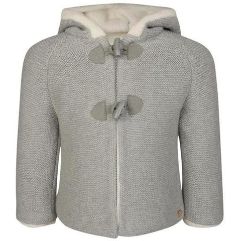 Tartine Et Chocolat Unisex Grey Knitted Jacket Tartine Et Chocolat Unisex Grey Knitted Jacket