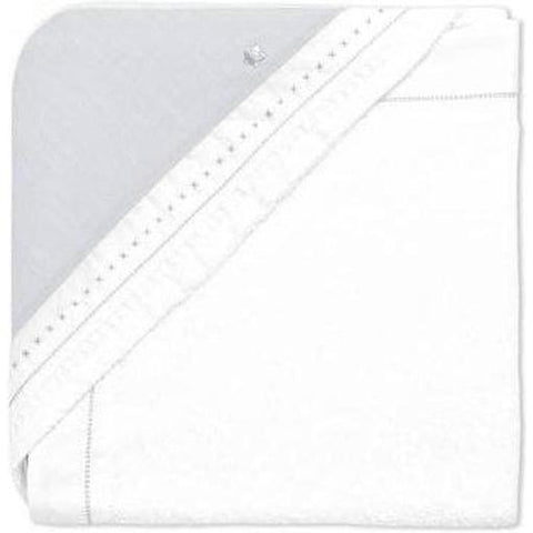 Tartine Et Chocolat Unisex White Baby Towel Tartine Et Chocolat Unisex White Baby Towel