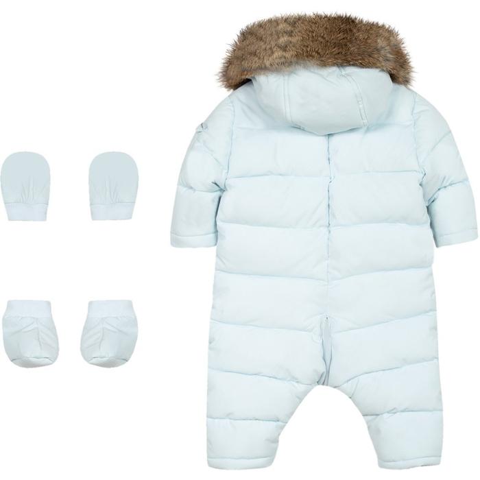 Tartine Et Chocolat Baby Boys Pale Blue Snowsuit Tartine Et Chocolat Baby Boys Pale Blue Snowsuit