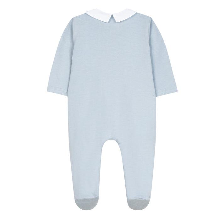 Tartine Et Chocolat Boys Blue Jersey Babygrow Tartine Et Chocolat Boys Blue Jersey Babygrow
