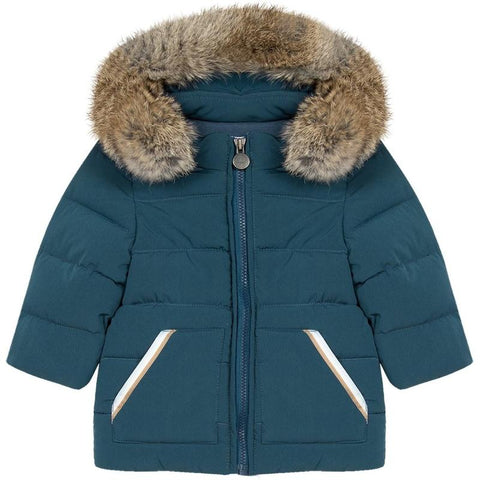 Tartine Et Chocolat Boys Blue Puffer Jacket Tartine Et Chocolat Boys Blue Puffer Jacket
