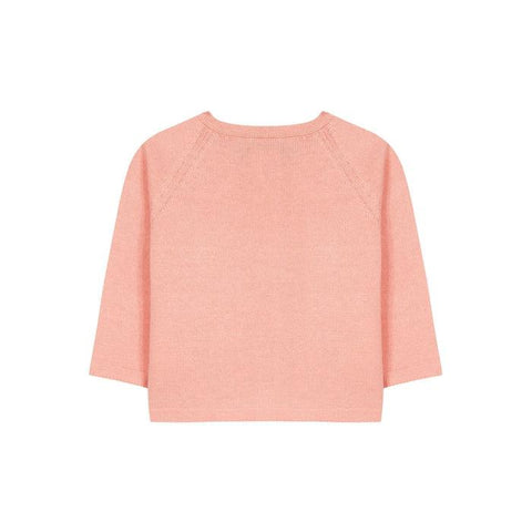 Tartine Et Chocolat Girls Embroidered Peony Cardigan Tartine Et Chocolat Girls Embroidered Peony Cardigan