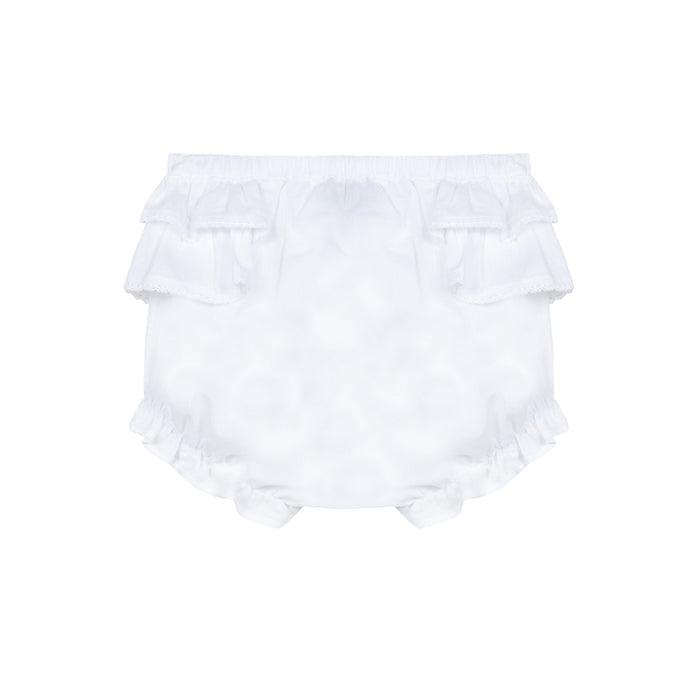 Tartine Et Chocolat Girls White Jasmine Bloomers Tartine Et Chocolat Girls White Jasmine Bloomers