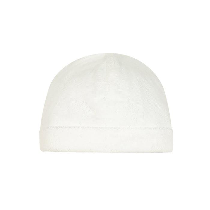 Tartine Et Chocolat Unisex Ecru Pointelle Bonnet Tartine Et Chocolat Unisex Ecru Pointelle Bonnet