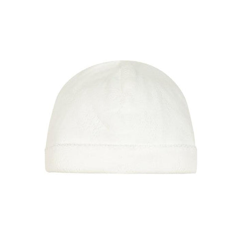 Tartine Et Chocolat Unisex Ecru Pointelle Bonnet Tartine Et Chocolat Unisex Ecru Pointelle Bonnet