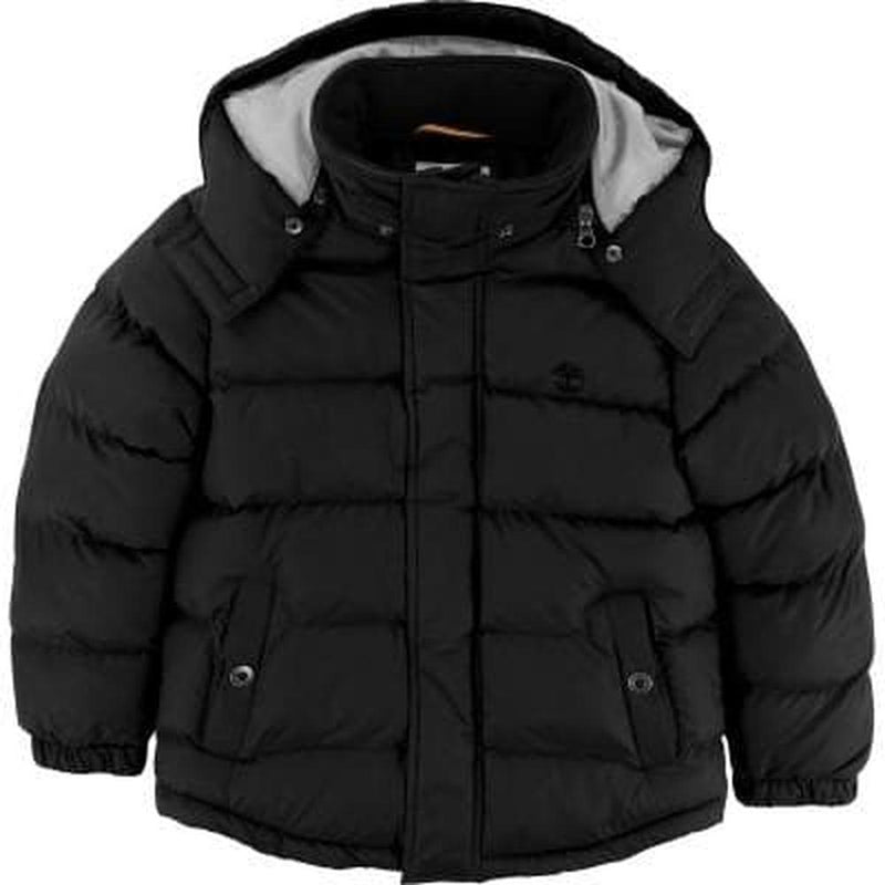 Timberland Kids Boys Black Puffer Coat Timberland Kids Boys Black Puffer Coat