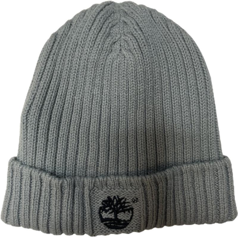 Timberland Kids Boys Grey Logo Beanie Hat Timberland Kids Boys Grey Logo Beanie Hat