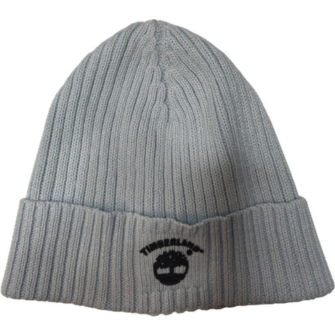 Timberland Kids Boys Sky Blue Logo Beanie Hat Timberland Kids Boys Sky Blue Logo Beanie Hat