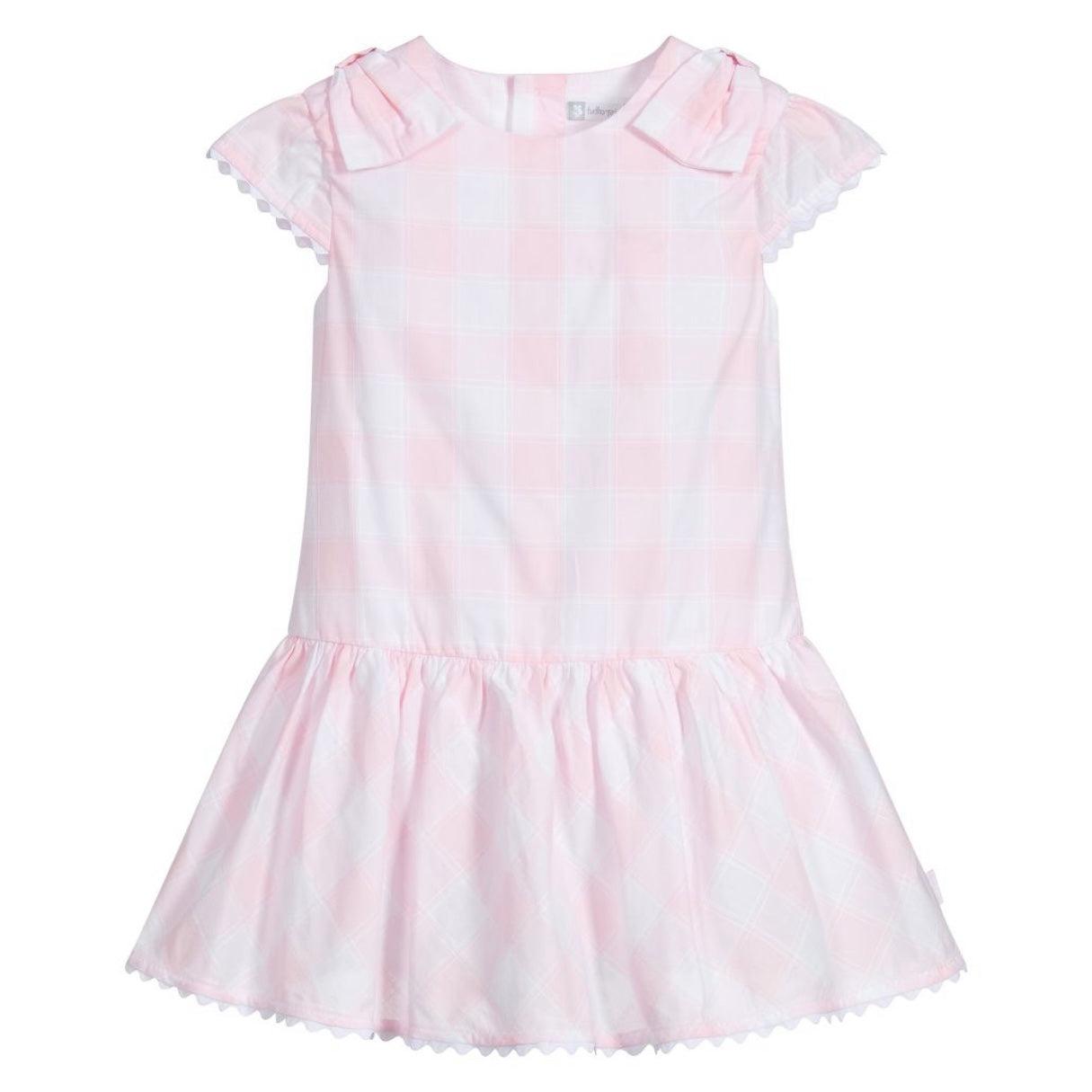 Tutto Piccolo Baby Girls Pink Checked Dress Tutto Piccolo Baby Girls Pink Checked Dress