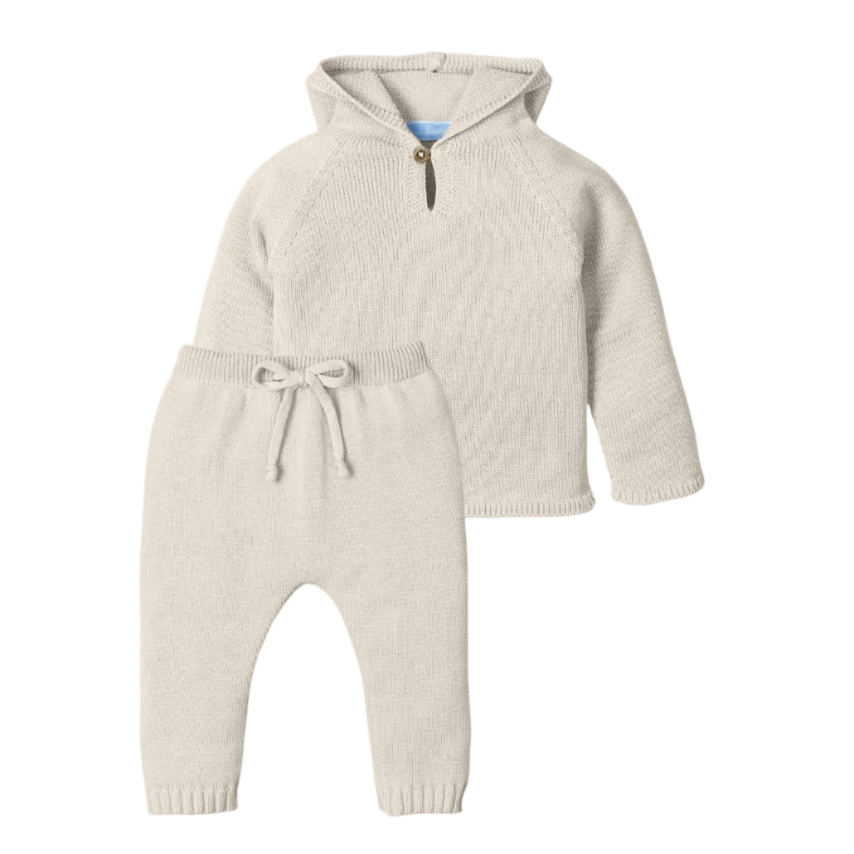 Mac Ilusion Baby Boys Beige Knit Tracksuit