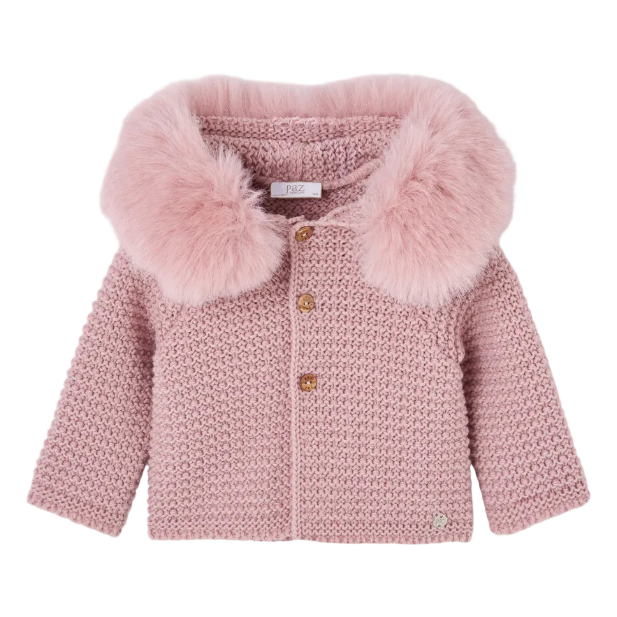 Baby Girls Pink Knitted Cardigan