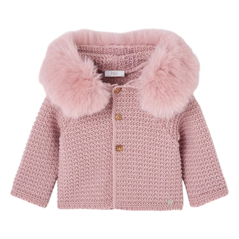Baby Girls Pink Knitted Cardigan