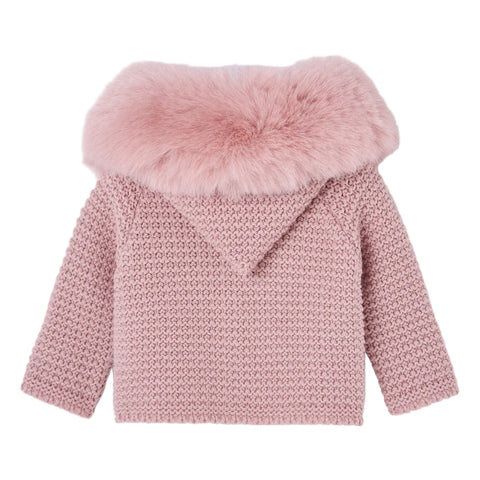 Baby Girls Pink Knitted Cardigan