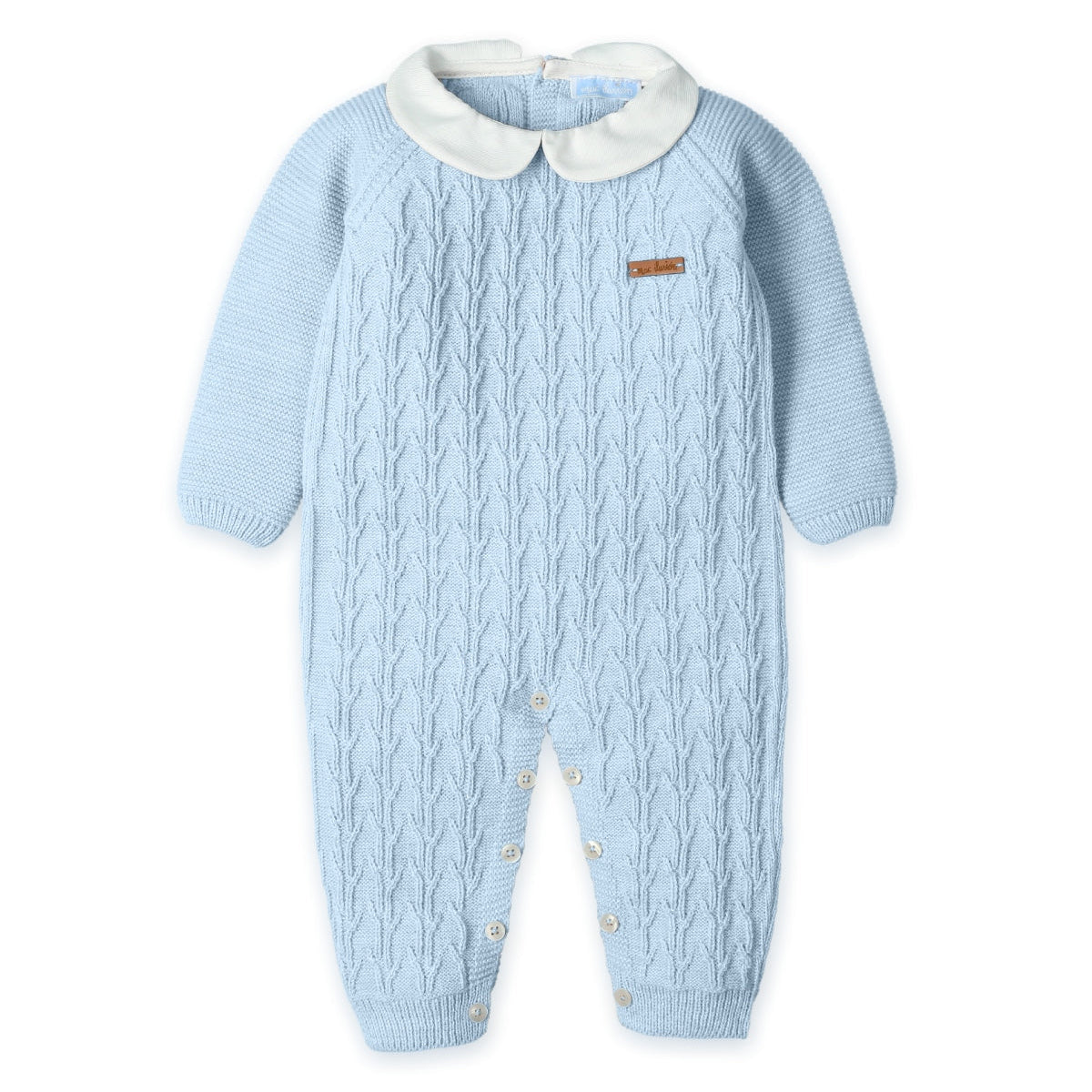 Mac Ilusion Boys Blue Knitted Babygrow