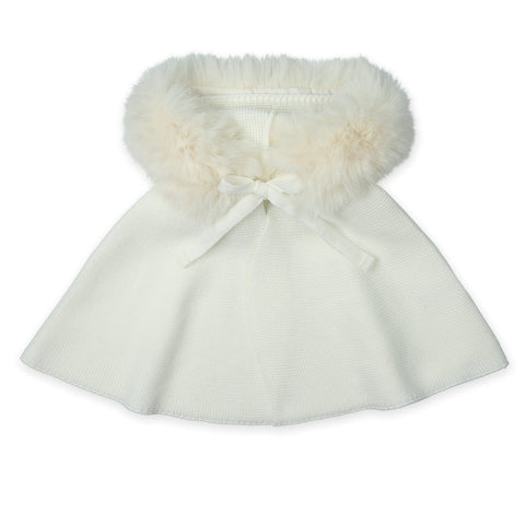 Girls Cream Cape