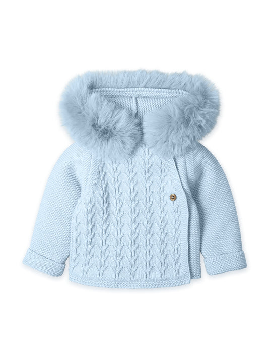 Boys Blue Knitted Cardiga