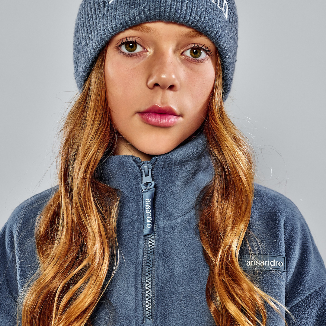 Ansandro Girls Slate Grey Fleece