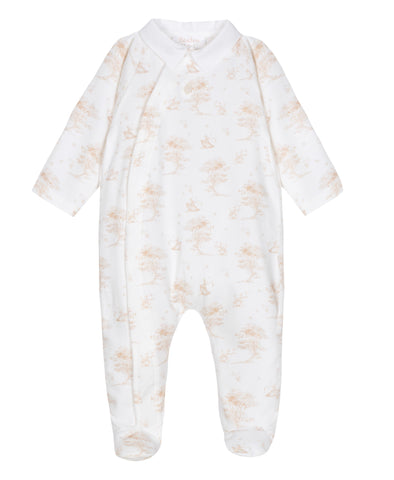 Patachou Unisex Beige Babygrow