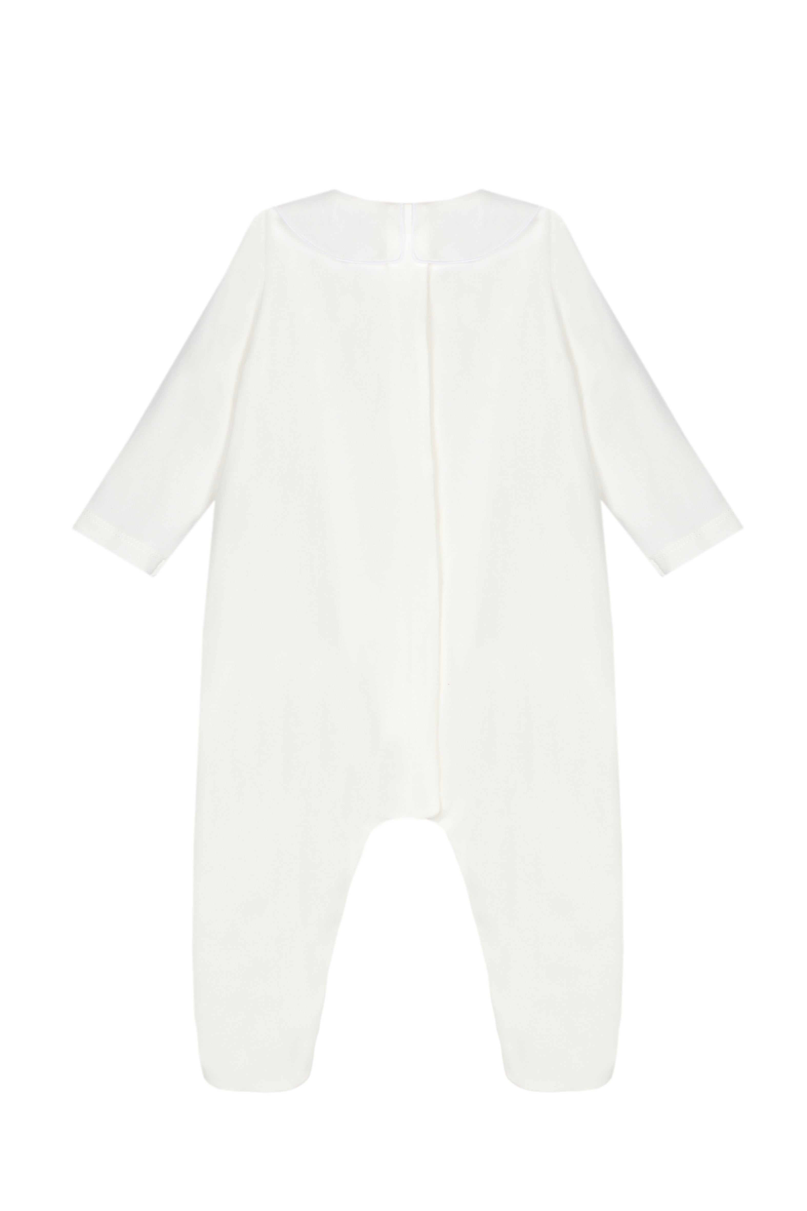 Patachou White Unisex Beige Babygrow