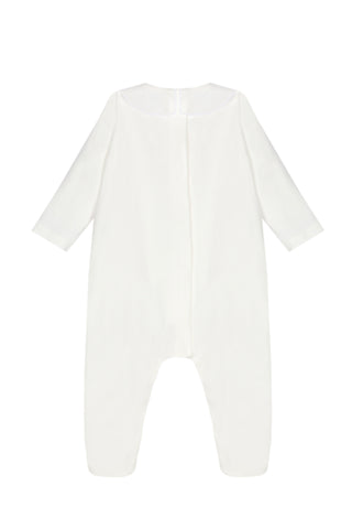 Patachou White Unisex Beige Babygrow