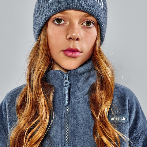Ansandro Girls Slate Grey Fleece